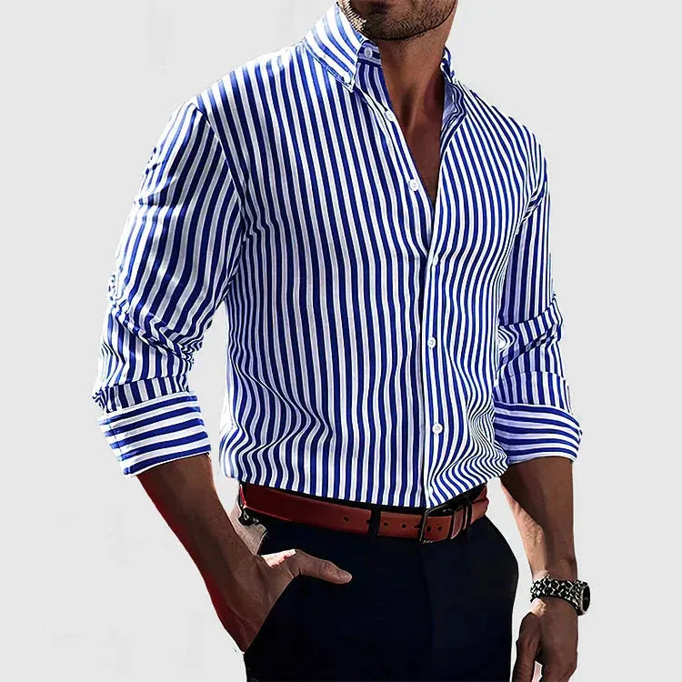 Men's Casual Striped Shirt