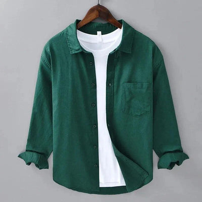 Men's Classic Long Sleeve Pocket Shirt