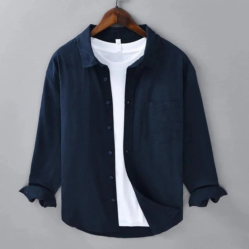 Men's Classic Long Sleeve Pocket Shirt