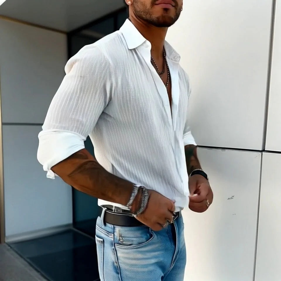 Men's Casual Button Down  Shirt