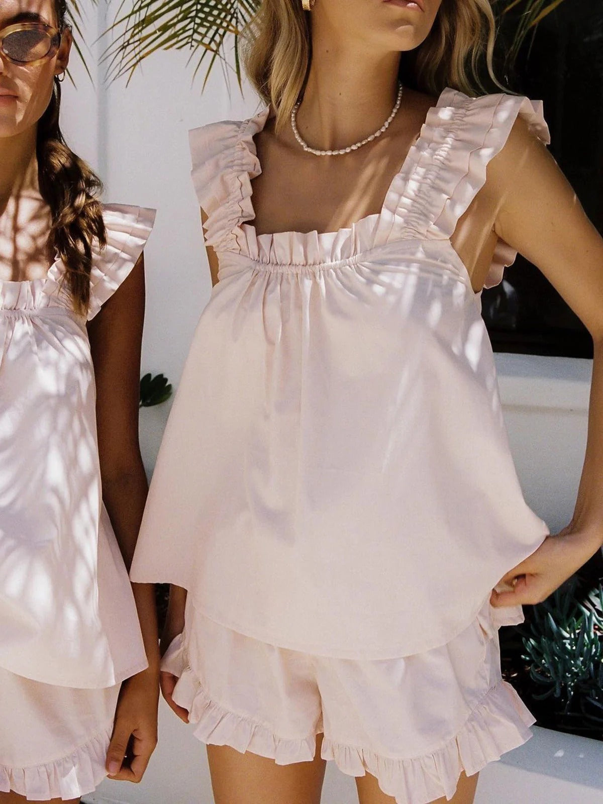 Women's Casual Off-Shoulder Set