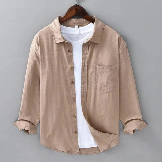 Men's Classic Long Sleeve Pocket Shirt