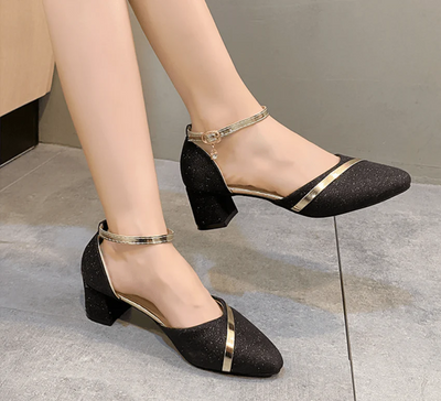 Womens Vintage Pointed Toe Heels