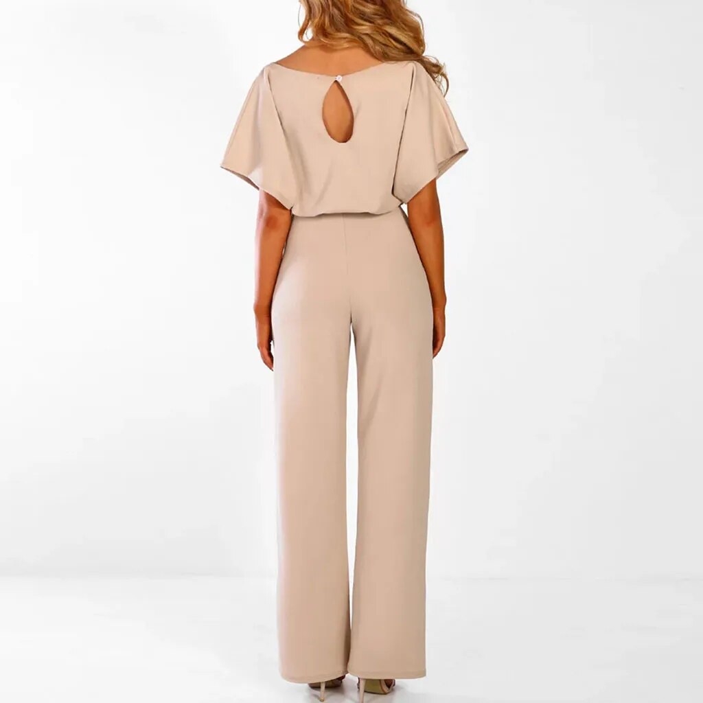 Jumpsuit with Flattering Waistband for Women