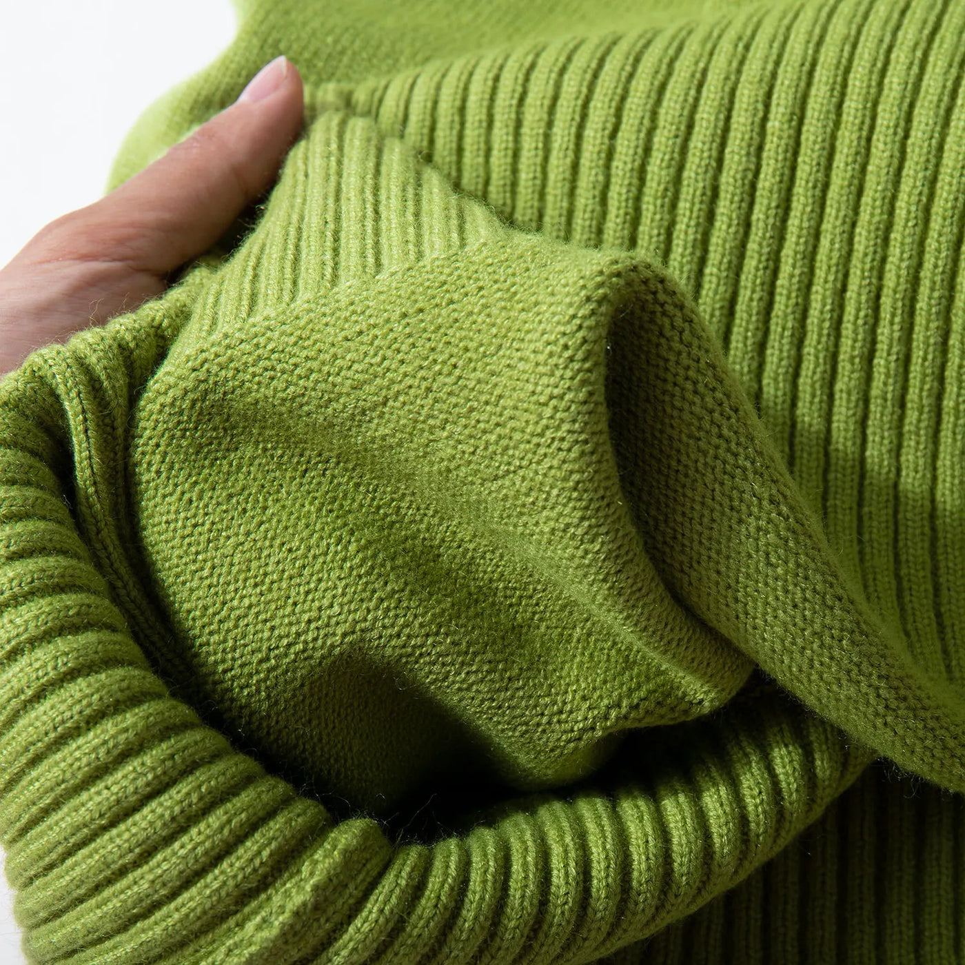 Knitted Turtleneck Sweater for Women