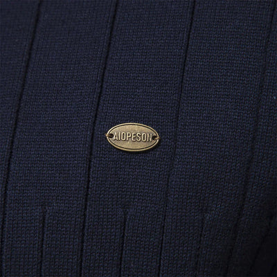 Knitted Zip-Up Sweater for Men