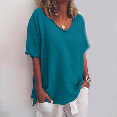 Women’s Classic Shirt – Relaxed Short-Sleeve Design for Effortless Everyday Style