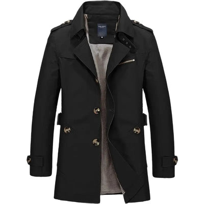Men's Business Casual Trenchcoat