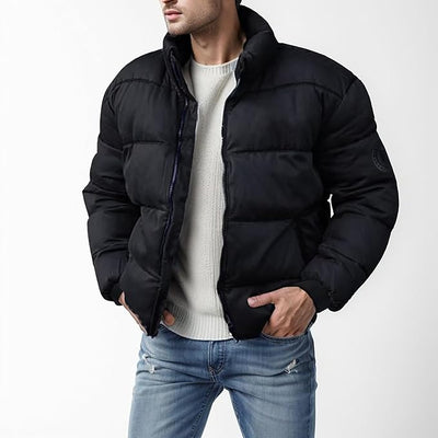 Men's Classic High Collar Padded Winter Jacket