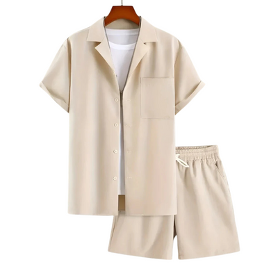 Men's Short Set | Casual Shirt and Shorts Outfit