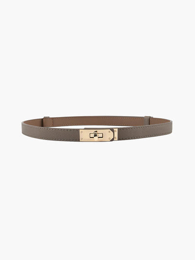 Modern Thin Leather Belt For Women