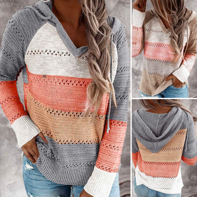 Modern Women's V-neck jumper