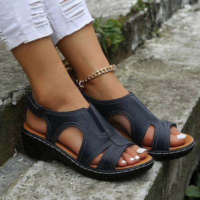 Women’s Casual Wedge Sandals – Open-Toe Design with Supportive Lift and Everyday Style