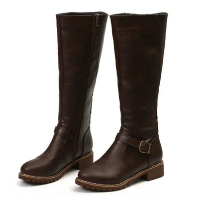 Women's Vintage Style Knee Length Winter Boots