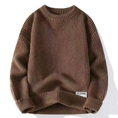Basic Knitted Winter Sweater for Men