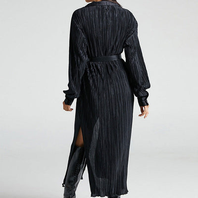 Pleated Long Women's Dress