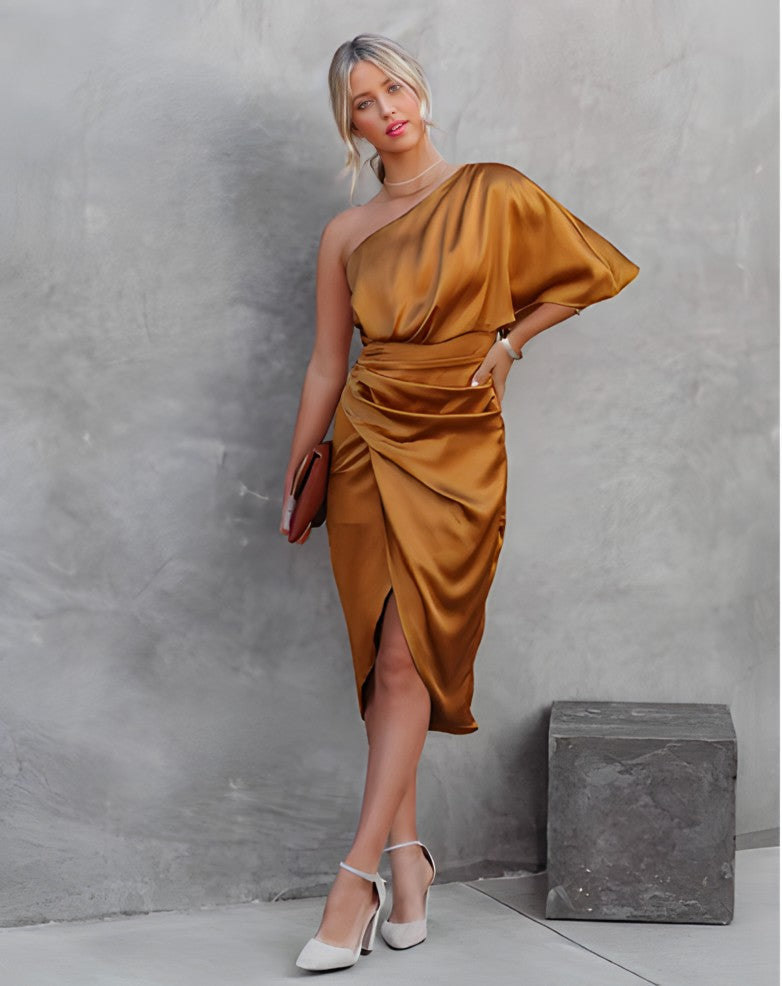 Silk Party Dress for Ladies