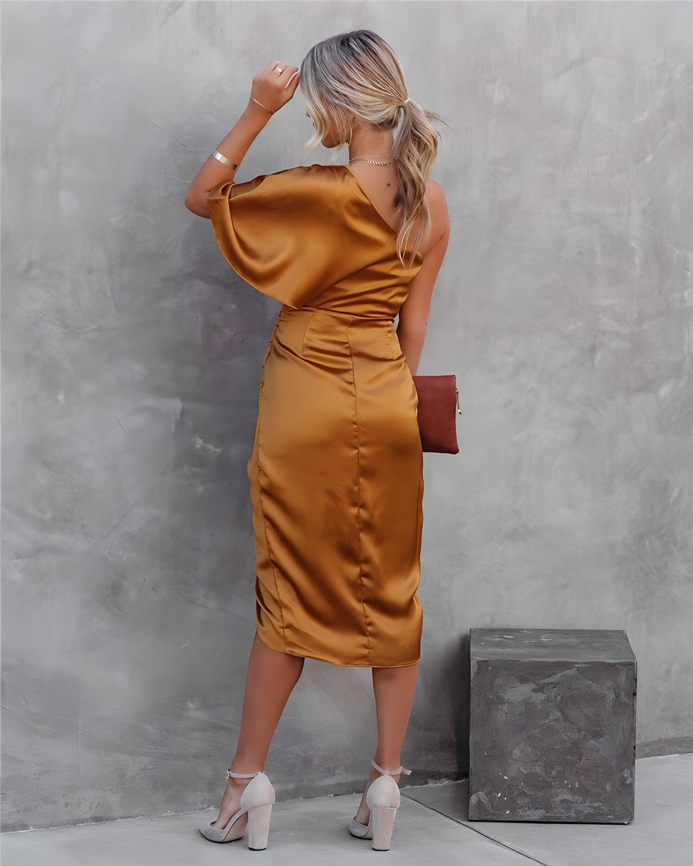 Silk Party Dress for Ladies