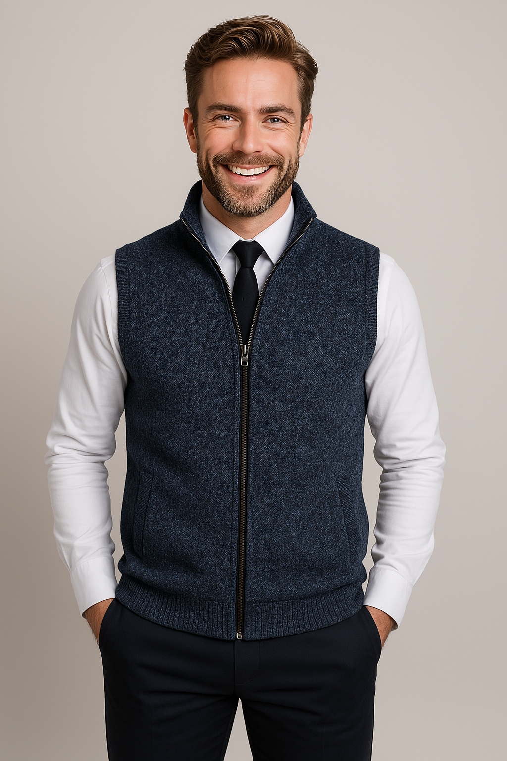 Timeless Comfort Fleece Vest for Men
