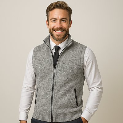 Timeless Comfort Fleece Vest for Men