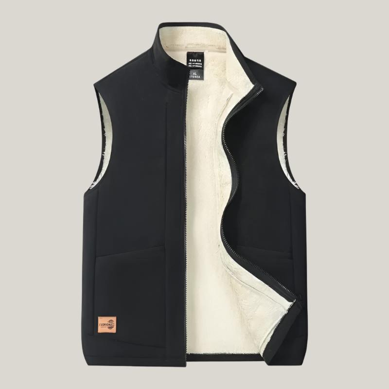 Van Hallen Fleece Gilet | Sleeveless men's vest with fleece lining