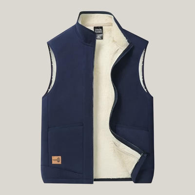 Van Hallen Fleece Gilet | Sleeveless men's vest with fleece lining