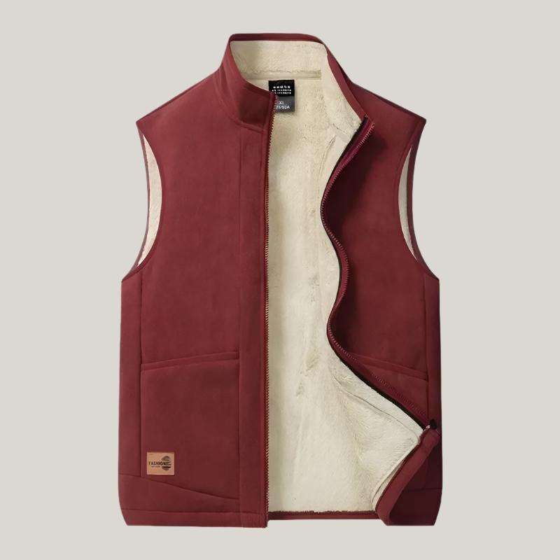 Van Hallen Fleece Gilet | Sleeveless men's vest with fleece lining