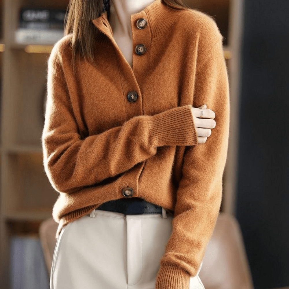 Warm Vest For Women with Button Closure