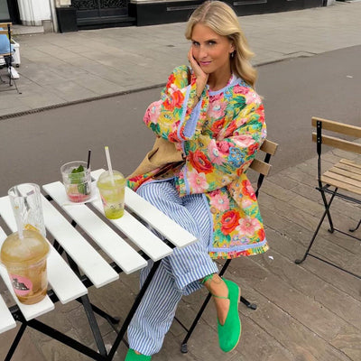 Women's Printed Blazer