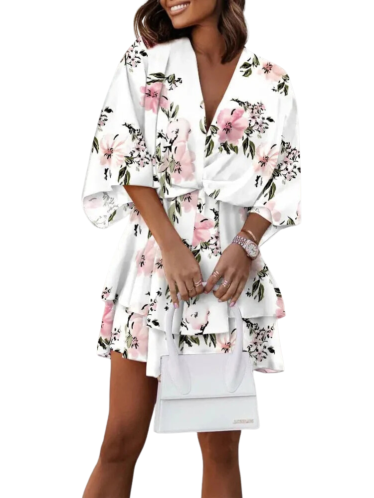 Women’s Versatile Loose-Fit V-Neck Dress for Every Occasion