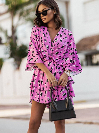 Women’s Versatile Loose-Fit V-Neck Dress for Every Occasion