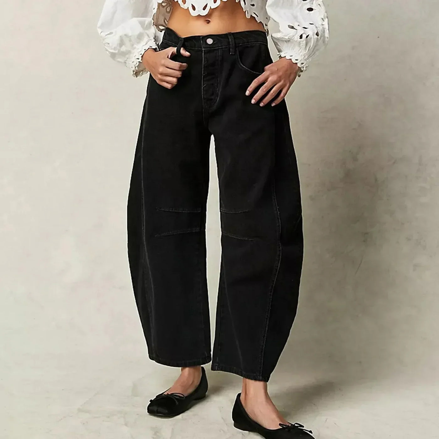 Women's Wide-Leg Comfort Denim Jeans
