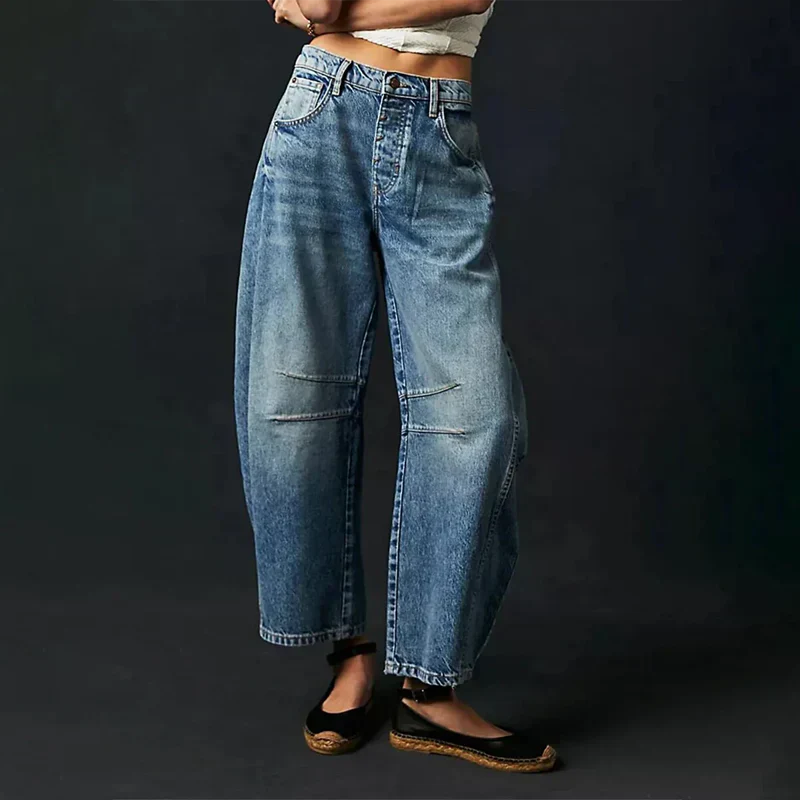 Women's Wide-Leg Comfort Denim Jeans